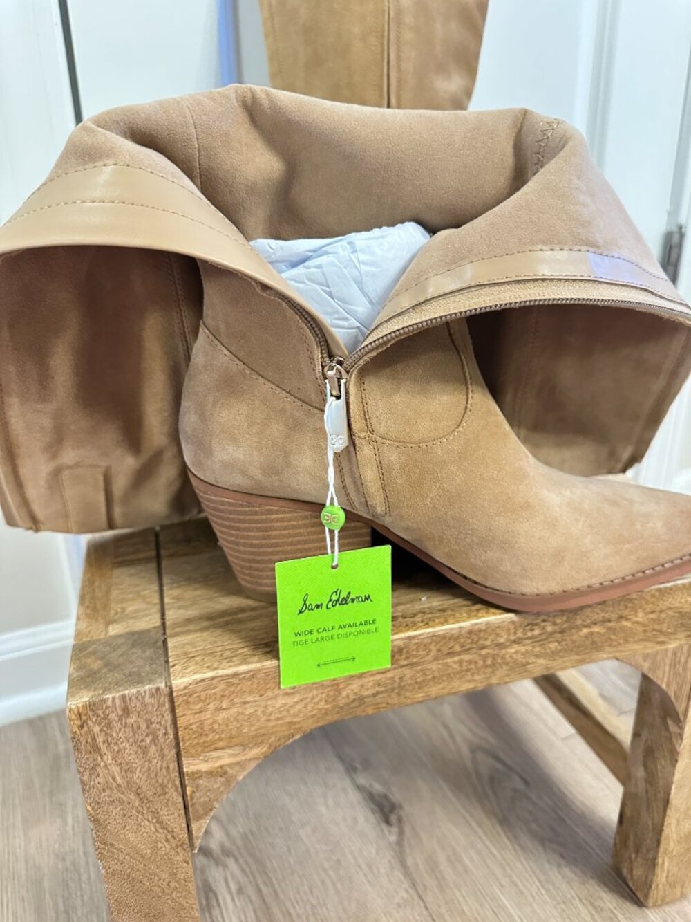 SAM EDELMAN Woods Knee High Boot in Brown Size US 8 NWT - Picture 9 of 11